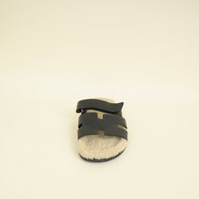 Hermes Bicolor Chypre Sandal With Shearling 42