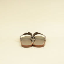 Hermes Beige Sable Chevron Izmir Sandals 43