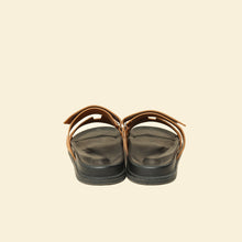 Hermes Gold Chypre Sandals 44.5
