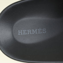 Hermes Noir Chypre Sandals 44.5