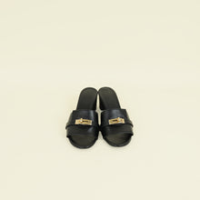 Hermes Noir Gigi 50 Sandal 35.5