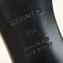 Hermes Noir Gigi 50 Sandal 35.5