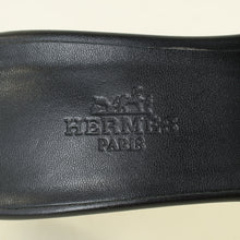 Hermes Noir Gigi 50 Sandal 35.5