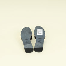 Hermes Noir One Stud Oran Sandal 35.5