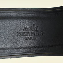 Hermes Noir One Stud Oran Sandal 35.5