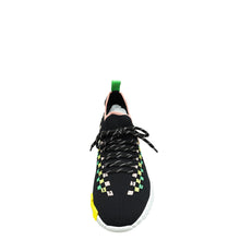 Hermes Black Multicolor Flex Slip On Sneakers 36.5