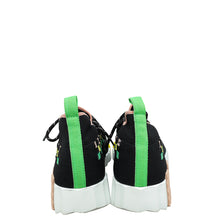 Hermes Black Multicolor Flex Slip On Sneakers 36.5