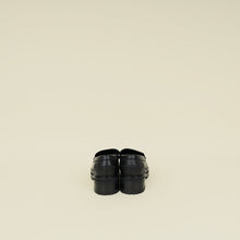 Hermes Black Hitch Loafers 36.5