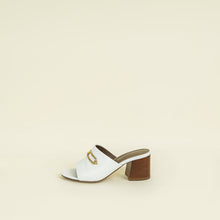 Hermes Blanc Camilla Slide Sandals 36.5