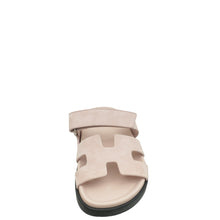 Hermes Rose Porcelaine Chypre Suede Goatskin Sandal 36.5