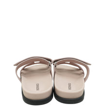 Hermes Rose Porcelaine Chypre Suede Goatskin Sandal 36.5