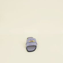 Hermes Violet Glycine Giulia Suede Goatskin Sandal 36.5