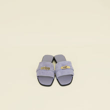 Hermes Violet Glycine Giulia Suede Goatskin Sandal 36.5