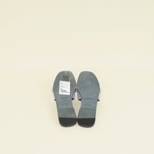 Hermes Violet Glycine Giulia Suede Goatskin Sandal 36.5