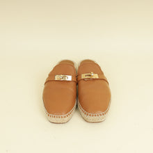 Hermes Natural Feria Espadrille Mules 36