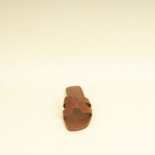 Hermes Gold Oran Sandals 36.5