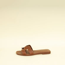 Hermes Gold Oran Sandals 36.5