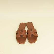 Hermes Gold Oran Sandals 36.5