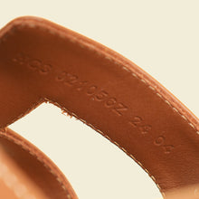 Hermes Gold Oran Sandals 36.5