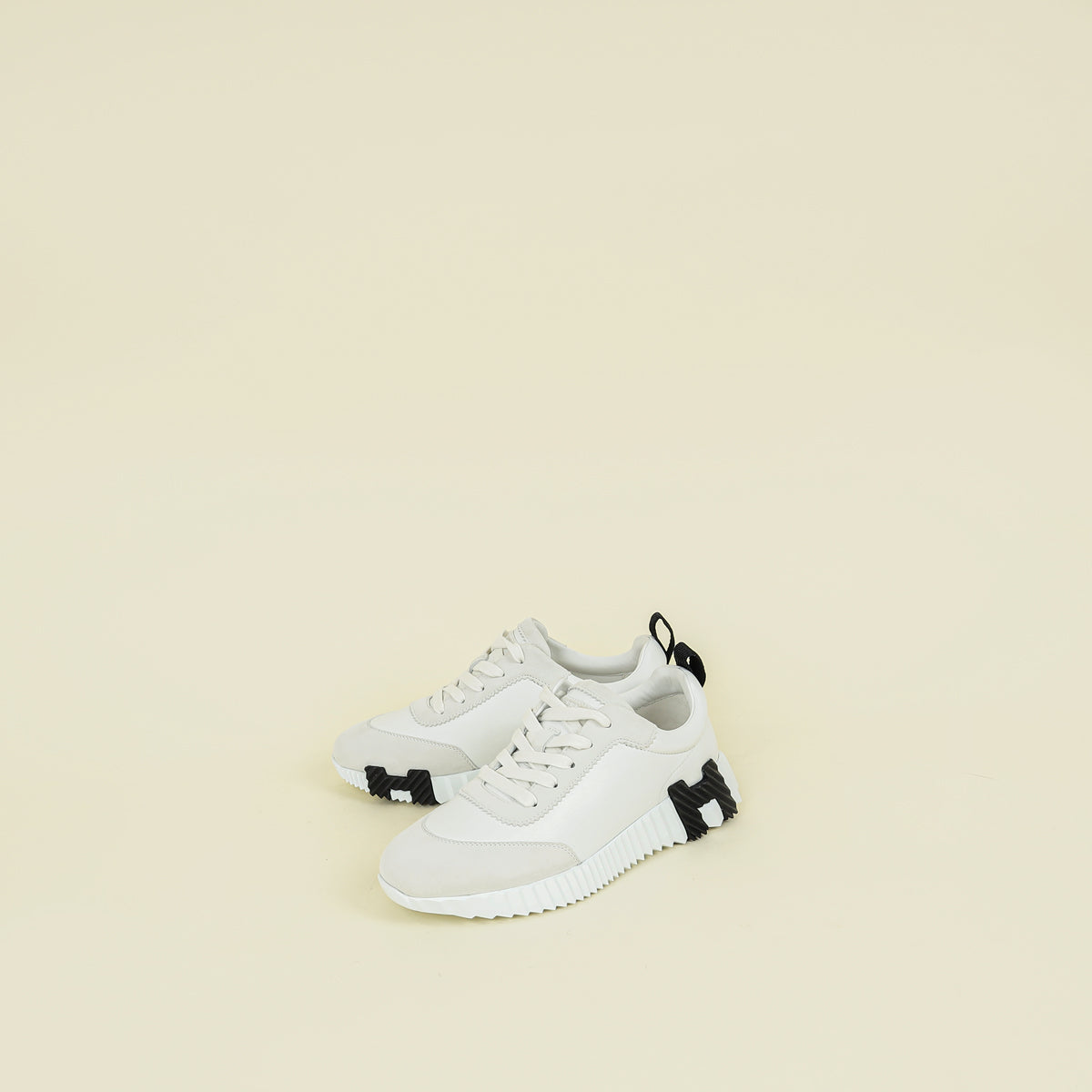 Hermes Blanc Bouncing Sneaker 36