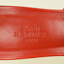 Hermes Terracota Red Tandem Sandals 36