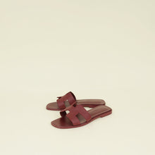 Hermes Rouge H Oran Sandal 36