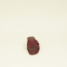 Hermes Rouge H Oran Sandal 36