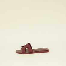 Hermes Rouge H Oran Sandal 36