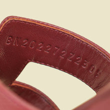 Hermes Rouge H Oran Sandal 36