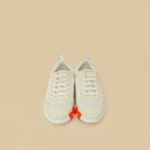 Hermes White Mesh Bouncing Sneakers 37.5