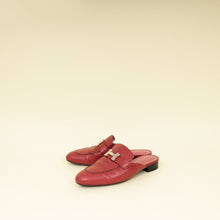 Hermes Rose De Venise Trocadero Mules 37.5