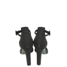 Hermes Noir Initiale Ankle Strap Heels 37.5