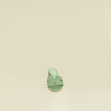Hermes Vert Jade Lizard Oasis Sandals 37.5