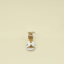 Hermes Blanc Encens 50 Sandal 37.5