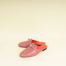 Hermes Rose Aphrodite OZ Mules 37.5