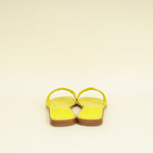 Hermes Cuir Jaune Oran Sandal 37.5
