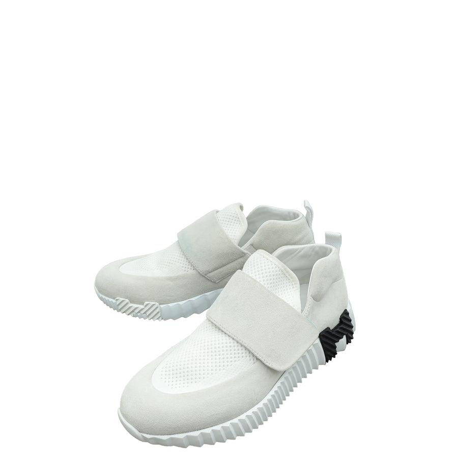 Hermes White H Sneaker 37