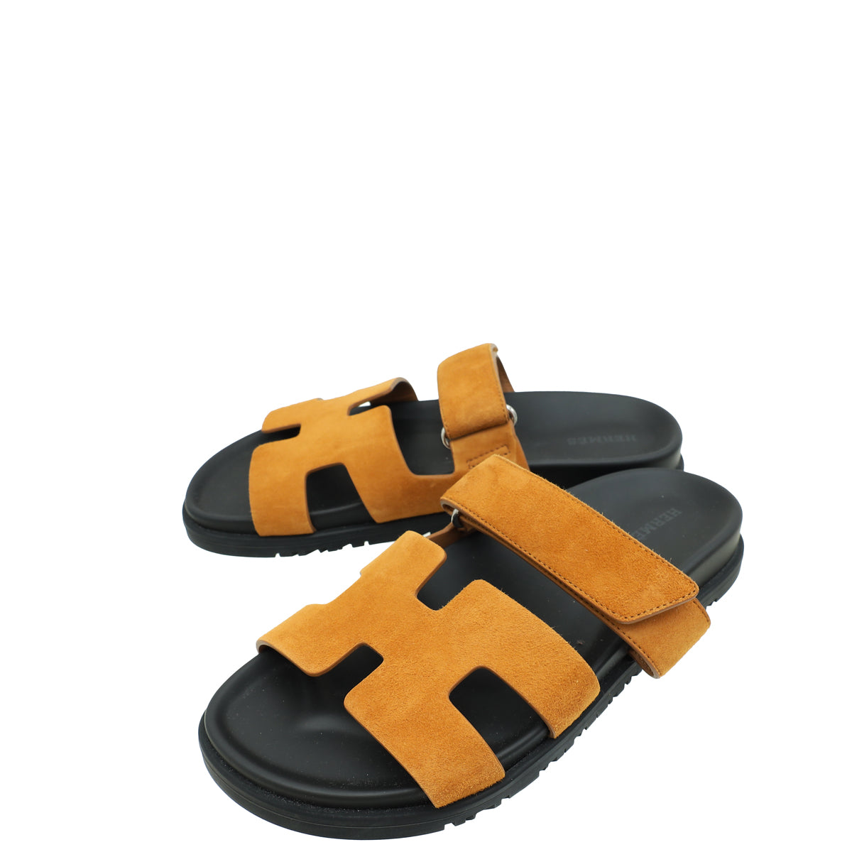 Hermes Natural Velours Chypre Suede Goatskin Sandal 37