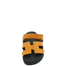 Hermes Natural Velours Chypre Suede Goatskin Sandal 37