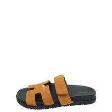 Hermes Natural Velours Chypre Suede Goatskin Sandal 37