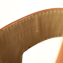 Hermes Gold Oran Sandals 37