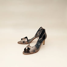Hermes Bronze Premiere 70 Metallic Nappa Sandal 37