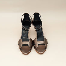 Hermes Bronze Premiere 70 Metallic Nappa Sandal 37