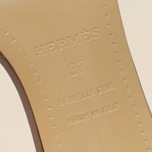 Hermes Bronze Premiere 70 Metallic Nappa Sandal 37