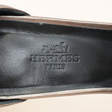Hermes Bronze Premiere 70 Metallic Nappa Sandal 37