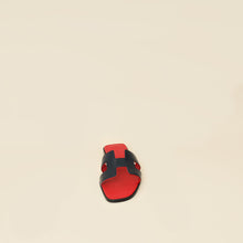 Hermes Bicolor Oran Sandals 37