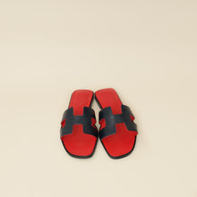Hermes Bicolor Oran Sandals 37
