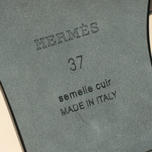 Hermes Bicolor Oran Sandals 37
