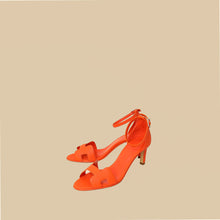 Hermes Orange Poppy Premiere 70 Sandal 37
