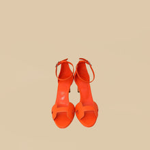 Hermes Orange Poppy Premiere 70 Sandal 37